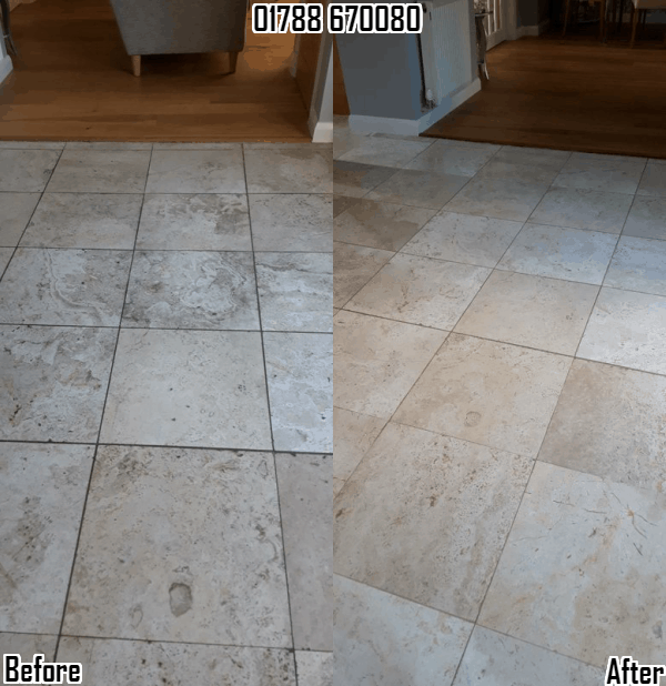 Limestone floor cleaning and polishing in Cawston, Rugby & Warwickshire 01788 670080