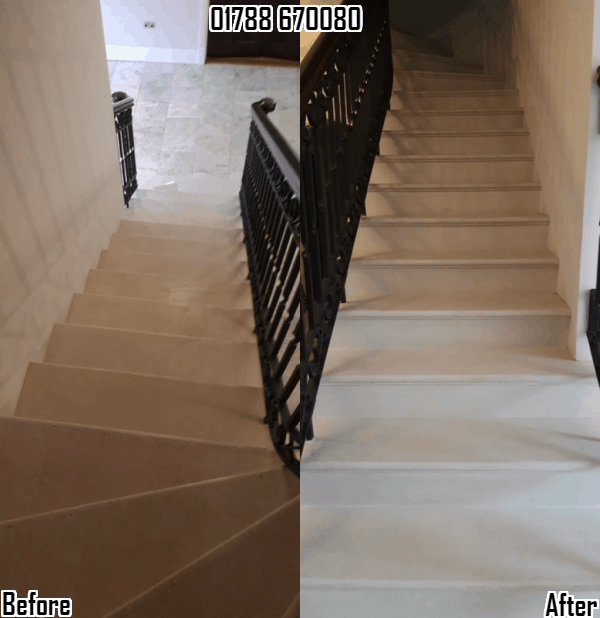 Limestone cleaning and sealing in Rugby, Warwickshire 01788 670080